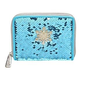 Loungefly x Disney Frozen Elsa Women's Reversible Sequin Wallet